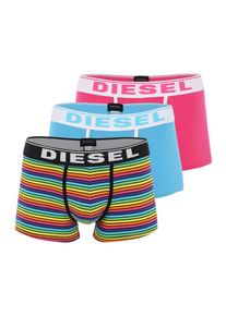 Diesel, Herren Boxer 'DAMIEN', Blau / Pink / Schwarz