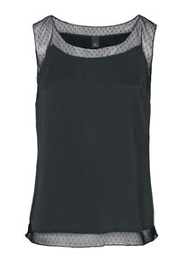 Heine, Damen Top, Schwarz
