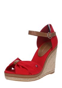Tommy Hilfiger, Damen Keilsandale 'ICONIC ELENA', Rot