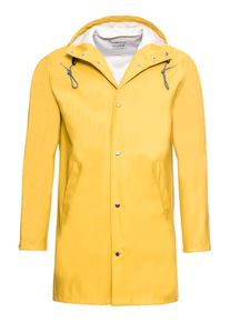 KnowledgeCotton Apparel, Herren Jacke 'Long Rain Jacket', Gelb