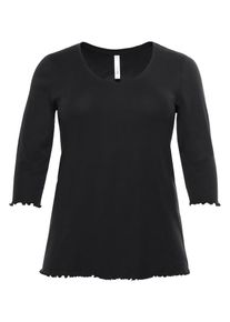 sheego Casual, Damen Shirt, Schwarz
