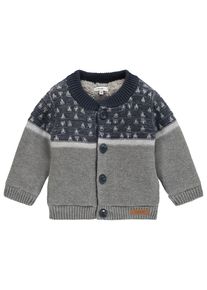Noppies, Strickjacke 'Victoria', Navy / Grau / Wei&szlig;