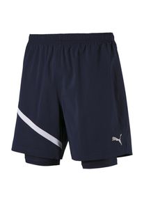 Puma, Herren Shorts 'Ignite', Nachtblau / Wei&szlig;