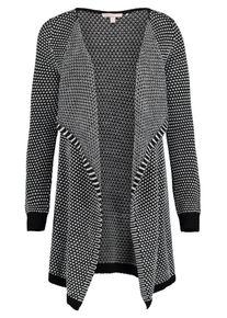 Esprit Maternity, Damen Strickjacke, Schwarz / Weiß