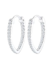 Elli, Damen Ohrringe 'Oval', Silber