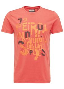 PETROL INDUSTRIES, Herren T-Shirt, Gelb / Anthrazit / Melone