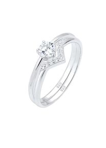 Elli, Damen Ring 'Dreieck', Silber