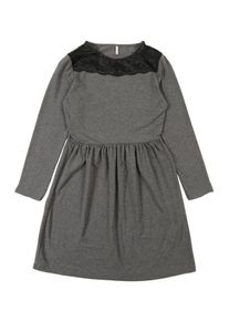 KIDS Only, Mädchen Kleid, Dunkelgrau / Schwarz