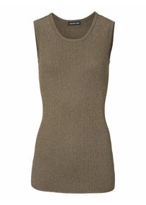Heine, Damen Rippstricktop, Khaki