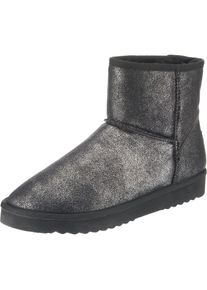 Esprit, Damen Snowboots 'Uma Low', Anthrazit / Silber