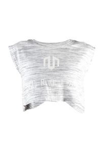 MOROTAI, Damen Crop Top, Grau