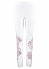 Kangaroos, Damen Leggings, Wei&szlig;