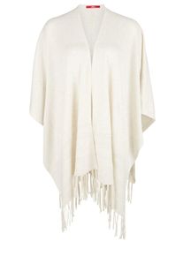 s.Oliver RED LABEL, Damen Poncho, Creme