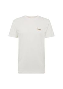 Nudie Jeans Co, Herren T-Shirt 'Daniel Logo', Offwhite