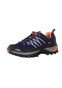 CMP, Damen Trekking Schuhe 'Rigel LOW', Blau / Grau / Hellorange / Weiß