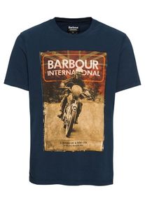 Barbour International, Herren T-Shirt 'Archive Tee', Navy