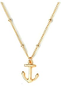 KOSHIKIRA, Damen Kette 'Anchor NES023G', Gold