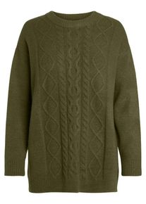 Pieces, Damen Pullover, Gr&uuml;n