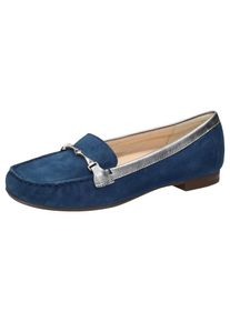 Sioux, Damen Slipper 'Zillette-702', Blau / Silber
