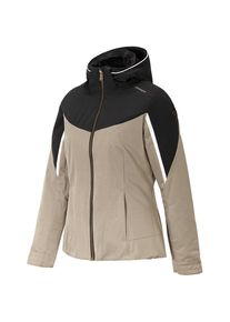 Ziener, Damen 'Tafia' Skijacke, Hellbeige / Schwarz