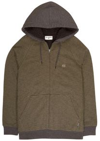Billabong, Herren Jacke 'Balance Sherpa', Braun / Rauchgrau