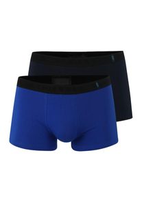 Schiesser, Herren Shorts 'Shorts (2er Pack Box)', Blau / Schwarz