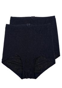 Sassa Mode Sassa, Damen Miederslip 'SHINY JACQUARD', Schwarz