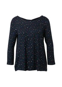 Tom Tailor Denim, Damen Langarmshirt, Mischfarben / Schwarz