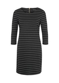 Vila, Damen Jerseykleid 'VITinny', Schwarz / Weiß