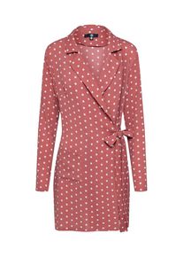 Missguided, Damen Kleid 'Pink Polkadot Belted', Pink