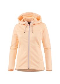 Scheck, Damen Fleecejacke , Apricot