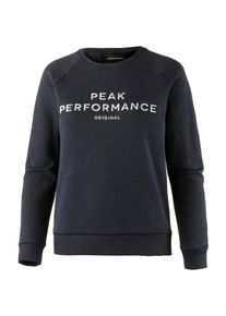 Peak Performance, Damen Sweatshirt, Kobaltblau / Wei&szlig;
