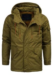 INDICODE JEANS, Herren Winterjacke 'Elmhurts', Oliv