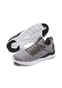 Puma, Herren Sneaker 'Ignite Flash Evoknit', Schlammfarben / Dunkelgrau / Schwarz