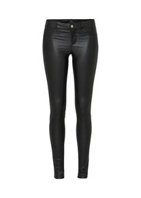 SET, Damen Stretch Lederleggings, Schwarz