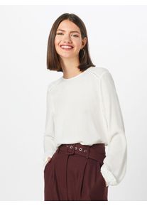 Véro Moda VERO MODA, Damen Bluse 'VMSANDRA LS O-NECK TOP', Weiß