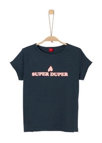 s.Oliver Junior, Mädchen T-Shirt, Nachtblau / Altrosa