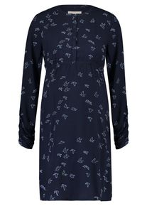 Esprit Maternity, Damen Kleid, Nachtblau / Weiß