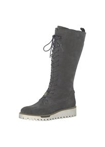 Tamaris, Damen Winterstiefel, Hellbraun / Graumeliert / Wei&szlig;
