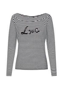 More & More MORE & MORE, Damen Shirt, Schwarz / Weiß