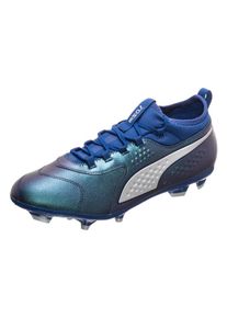 Puma, Herren Fußballschuh 'One 3', Blau / Aubergine