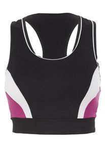 KAMAH, Damen Active Soft-bra 'ruby', Fuchsia / Schwarz / Wei&szlig;