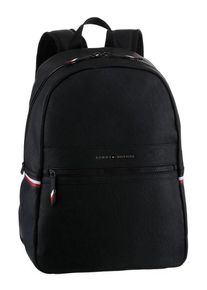 Tommy Hilfiger, Herren Cityrucksack 'Essential Backpack', Rot / Schwarz / Weiß