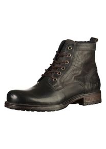 Mustang, Herren Stiefelette, Dunkelbraun / Anthrazit