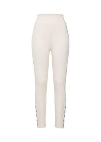 Missguided, Damen Hose 'RIB JOGGERS', Naturweiß