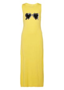 name it, Mädchen Wendepailletten Maxikleid, Gelb