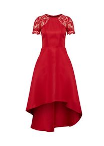 Chi Chi London, Damen Cocktailkleid, Rot