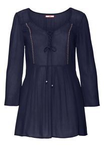 Joe Browns, Damen Tunika in Crinkle-Optik, Marine