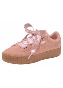 Puma, Damen Plateausneaker 'Vicky Platform Ribbon Bold', Altrosa