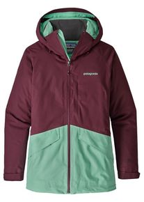 Patagonia, Damen Snowboardjacke 'Snowbelle', Mint / Blutrot